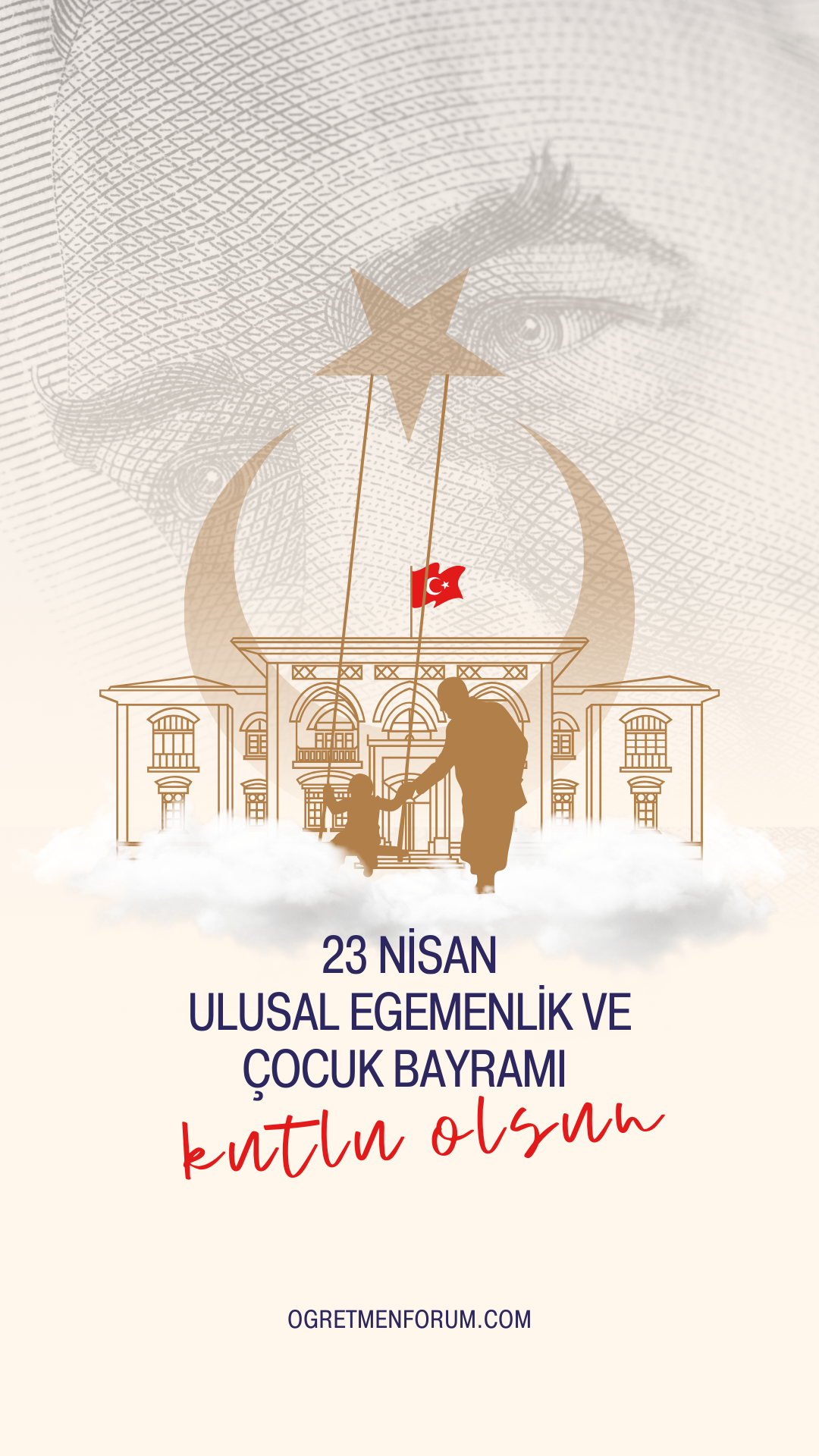 Bej Şık Kurumsal 23 Nisan Ulusal Egemenlik ve Çocuk Bayramı Instagram Hikayesi.png