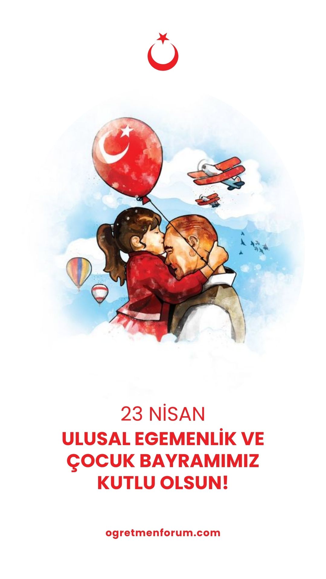 Beyaz ve Kırmızı Minimalist 23 Nisan Çocuk Bayramı Instagram Hikayesi.jpg