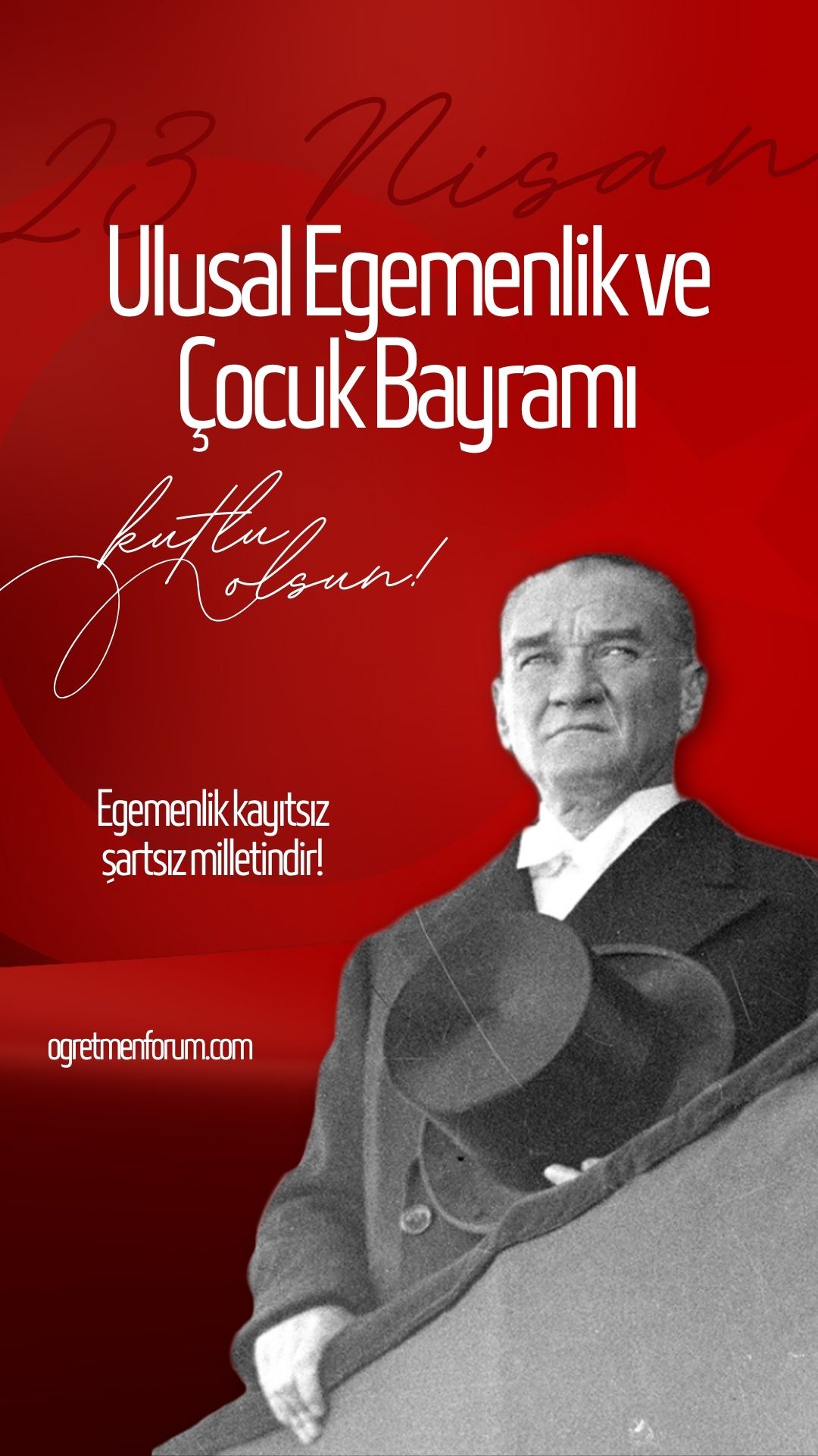 Kırmızı Modern 23 Nisan Çocuk Bayramı Kutlama Instagram Hikayesi.jpg