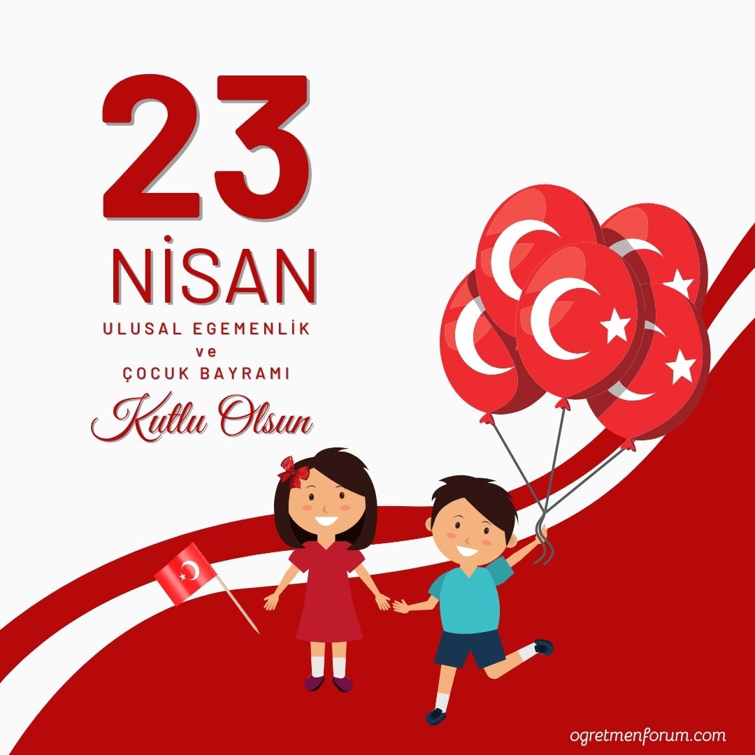Kırmızı ve Beyaz Çocuksu 23 Nisan Instagram Gönderisi.jpg
