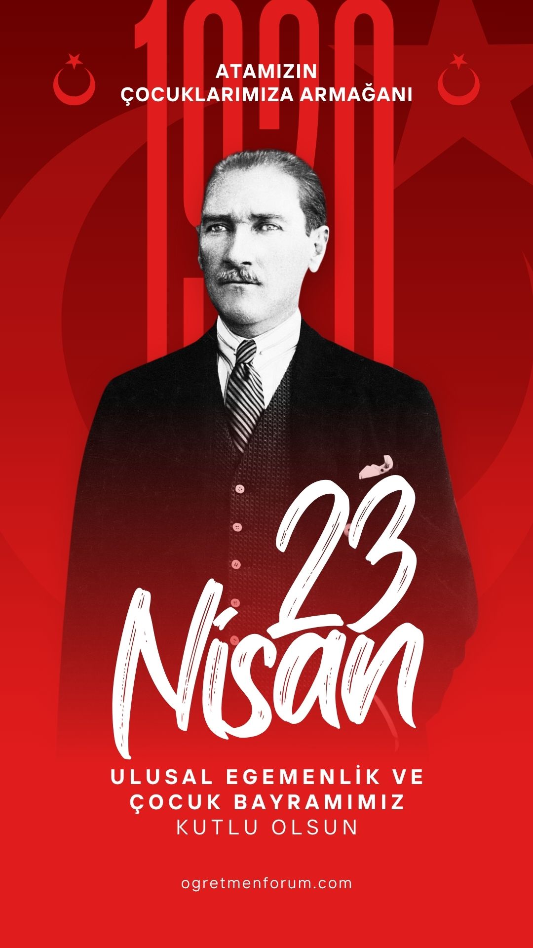 Kırmızı ve Beyaz Modern 23 Nisan Çocuk Bayramı Instagram Hikayesi (1).jpg