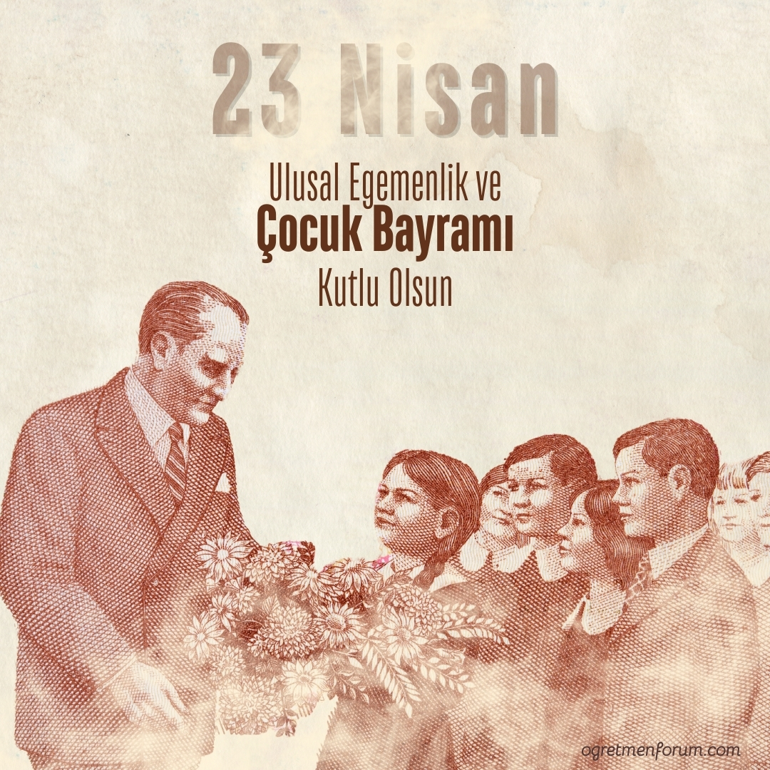 Sade İllüstratif Kahverengi Bej 23 Nisan Ulusal Egemenlik ve Çocuk Bayramı Instagram Gönderisi.jpg