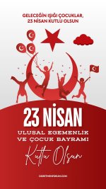 Kırmızı ve Beyaz Çarpıcı 23 Nisan Çocuk Bayramı Hikayeniz.jpg