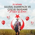 Kırmızı Çarpıcı 23 Nisan Ulusal Egemenlik ve Çocuk Bayramı Instagram Gönderisi (1).jpg