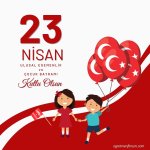 Kırmızı ve Beyaz Çocuksu 23 Nisan Instagram Gönderisi.jpg