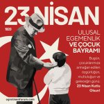 Kırmızı Beyaz İllüstratif Cesur 23 Nisan Ulusal Egemenlik ve Çocuk Bayramı Instagram Gönderisi.jpg
