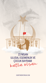Bej Şık Kurumsal 23 Nisan Ulusal Egemenlik ve Çocuk Bayramı Instagram Hikayesi.png